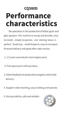 Other Way of Folding Side Glue High Speed Folder Gluer Machine for Smooth Folding