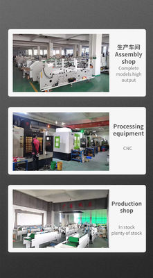 3ACQ 580D Cardboard Box Folding Machine with 4.5kw Power and Folder Gluer Spare Parts