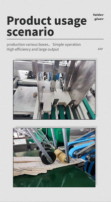 1200 KG Mechanical Driven Type Fully Automatic Folder Gluer Machine for Cigarette Box