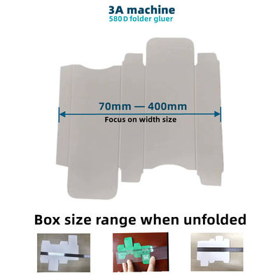 1200 KG Mechanical Driven Type Fully Automatic Folder Gluer Machine for Cigarette Box