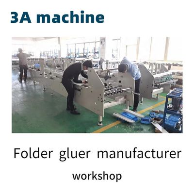 Food Making 6 Corner Box Folder Gluer Machine Easy to Operate and Timely Delivery