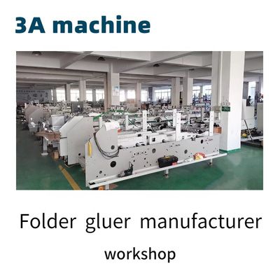 Food Making 6 Corner Box Folder Gluer Machine Easy to Operate and Timely Delivery