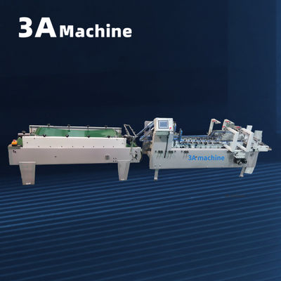 8M*10M*1.3M Paper Glue Machine for Cardboard 250g-650g Semi-Automatic Folder Gluer