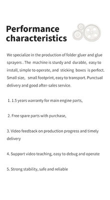 Easy to Operate Folder Gluer Mini Box Folder Gluing Machine for Side Glue and Folding