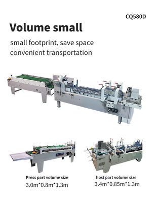 Suitable Box Paper Gluing Machine with Video Feedback on Production Progress