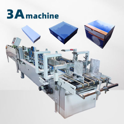 1300KG Folder Gluer Machine For Lunch Box Carton Packaging High Efficiency