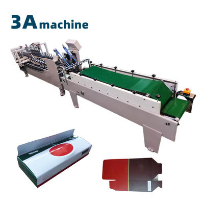 1300KG Folder Gluer Machine For Lunch Box Carton Packaging High Efficiency