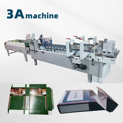 Speed 4-Corner-Box-Folder-Gluer Carton Box Auto Folder Gluer Machine Computerized Yes