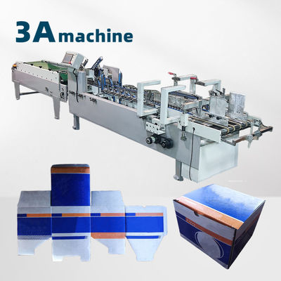 Side Glue Folding Way 6*1*1.35M Folder Gluer Machine for Fast Box Folding and Gluing