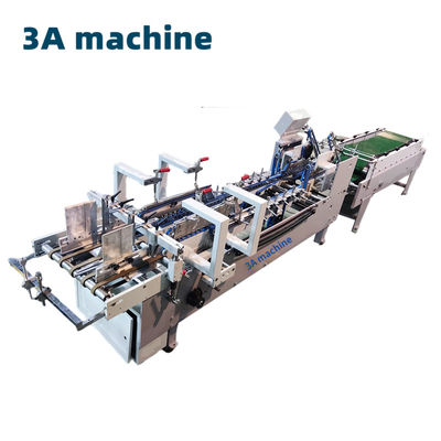 Side Glue Folding Way 6*1*1.35M Folder Gluer Machine for Fast Box Folding and Gluing