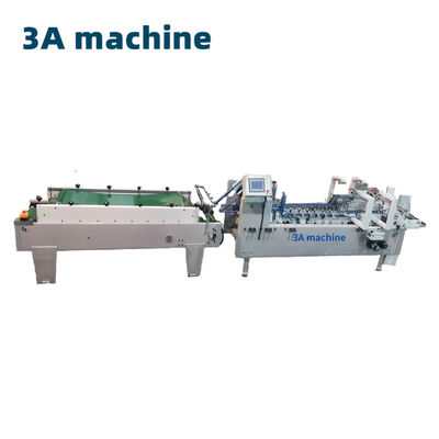 Side Glue Folding Way 6*1*1.35M Folder Gluer Machine for Fast Box Folding and Gluing