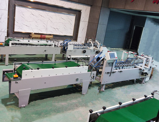 Side Glue Folding Way 6*1*1.35M Folder Gluer Machine for Fast Box Folding and Gluing