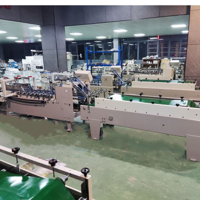 230m/min Working Speed Semi Automatic Folder Gluer Machine Mini Box Folder Gluing Machine