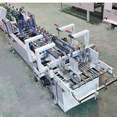 230m/min Working Speed Semi Automatic Folder Gluer Machine Mini Box Folder Gluing Machine
