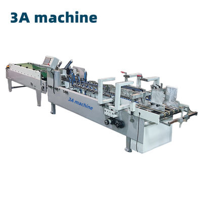Automatic Box Making Folder Gluer Machine for Timely Delivery and Suitable Box Sizes