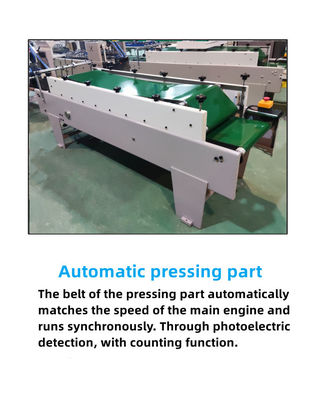 Automatic Box Making Folder Gluer Machine for Timely Delivery and Suitable Box Sizes