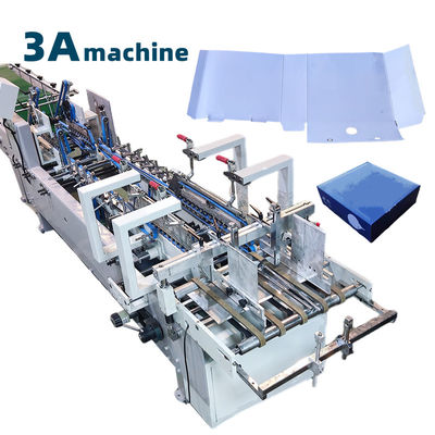 3ACQ 580E Folder Gluer Glue Folder Machine with Video Feedback on Production Progress