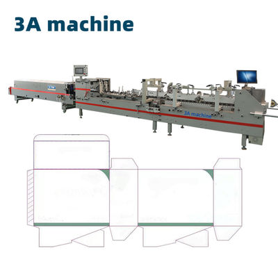 SHH800AG-2 Automatic Bottom Lock Box Folding Gluing Machine for Easy and Box Production