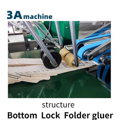 SHH-800AG-2 Automatic Bottom Lock Flexo Folder Gluer Machine for Packaging Solutions