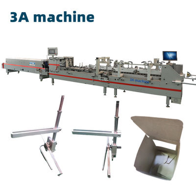 800AG-2 Automatic Bottom Lock Gluing Machine Paper Folder Gluer Machine Easy to Debug