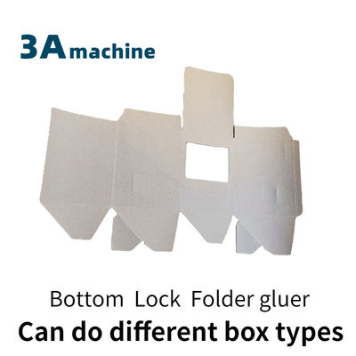 1100 Model Automatic 46 Corner Folder Gluer for Max Size 2 700mm Bottom Folding Box