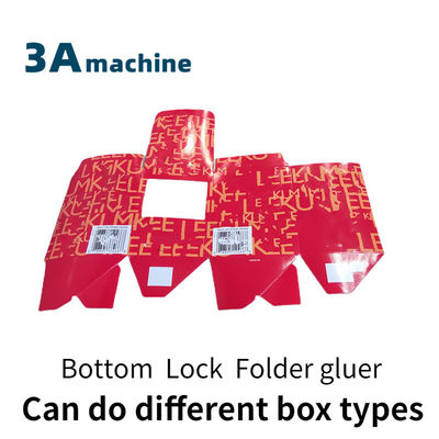 1100 Model Automatic 46 Corner Folder Gluer for Max Size 2 700mm Bottom Folding Box