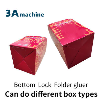 1100 Model Automatic 46 Corner Folder Gluer for Max Size 2 700mm Bottom Folding Box