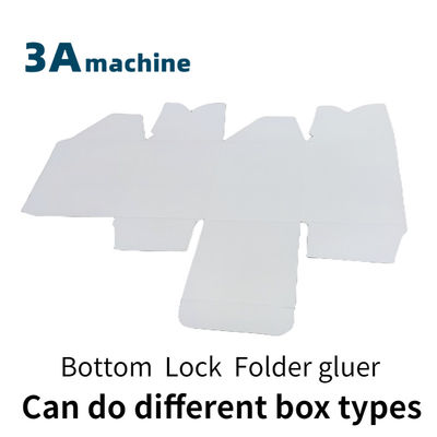 Suitable Box Manufacturing Plant SHH 800AG-2 Automatic Bottom Lock Cardboard Box Machine