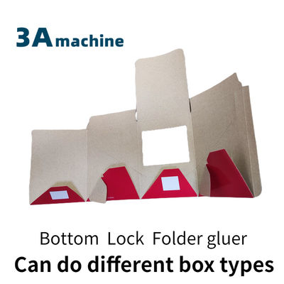 Suitable Box Manufacturing Plant SHH 800AG-2 Automatic Bottom Lock Cardboard Box Machine