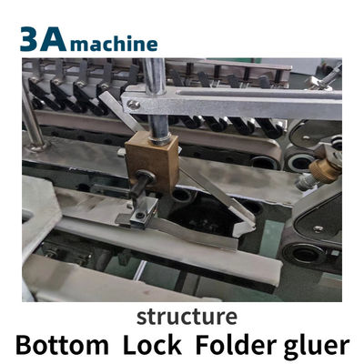 SHH 800AG-2 Automatic Bottom Lock Box Making Folder Gluer Machine with 250m/min Speed
