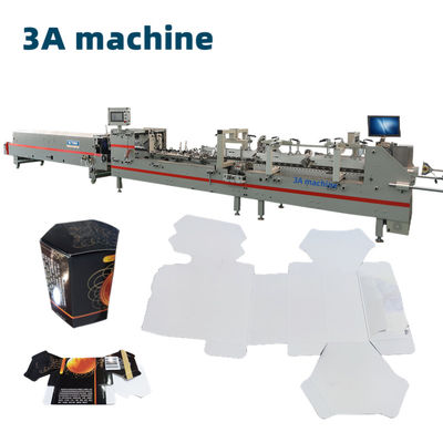 SHH 800AG-2 Automatic Bottom Lock Glue Spreader Carton Folder Gluing Machine for Boxes