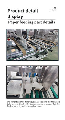AS-800 Automatic Bottom Lock Paper Folding Machine Folder Gluer Easy to and Maintain
