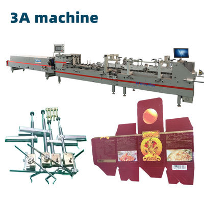 SHH 800AG-2 Automatic Bottom Lock Folder Gluer for Paper Material Cardboard 250g-650g