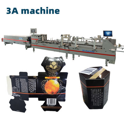 SHH 800AG-2 Automatic Bottom Lock Coffee Cup Sleeve Folder Gluer Machine with Design