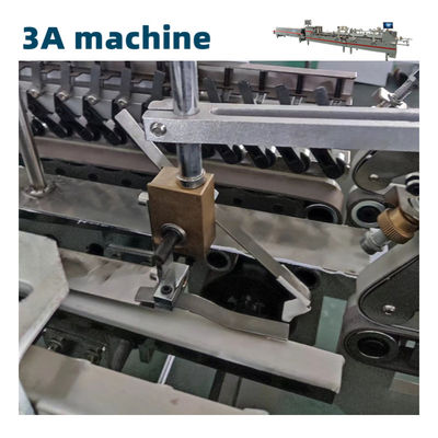 SHH 800AG-2 Automatic Bottom Lock French Fries Box Folder Gluer Machine for Paper Material