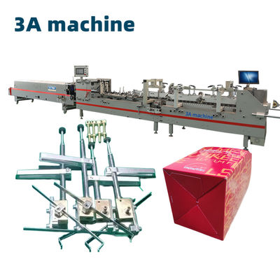380V SHH 800AG-2 Automatic Bottom Lock Corrugated Box Pasting Machine Mini Folder Gluer Flexo Folder Gluer Machine