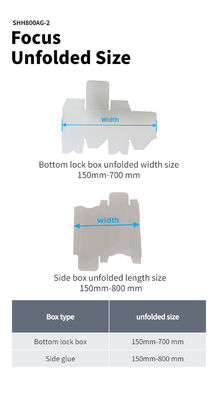 800AG-2 Automatic Bottom Lock Folder Gluer with Crash Lock Bottom Gaotian Folder Gluer Paper Machine Parts