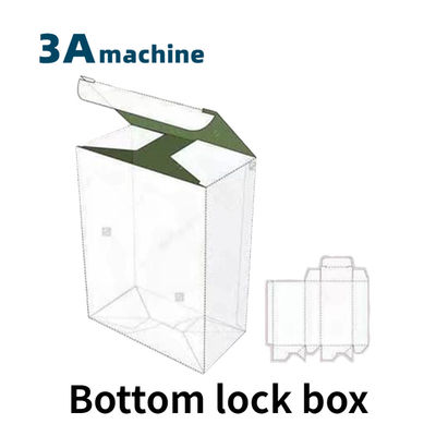 CQT900YG-2 Pre-Folded Bottom Lock Carton Box Making Machine for Perfume Box Packaging
