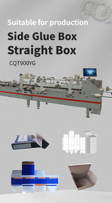CQT-900YG-2 Pre-Folded Bottom Lock Double Pieces Auto Corrugated Board Folder Gluer Machine