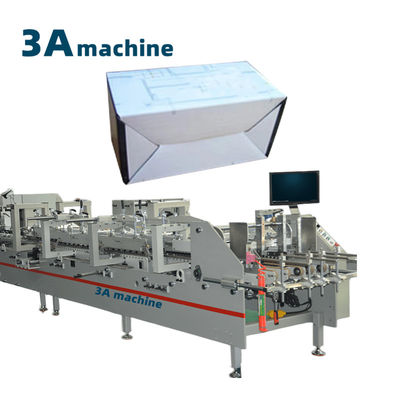 CQT900YG-2 Pre-Folded Bottom Lock Box Making Folder Gluer Machine for Printing Shops