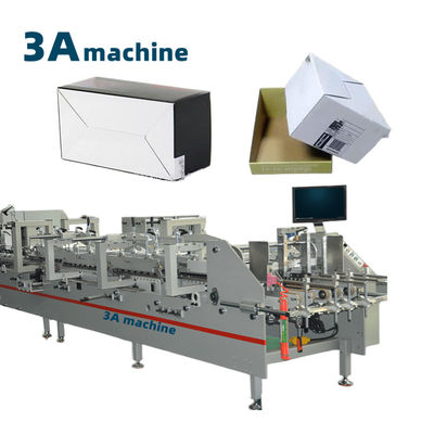 Video Inspection CQT900YG-2 Pre-folded Bottom Lock Jori Box Folder Gluer Box Machine