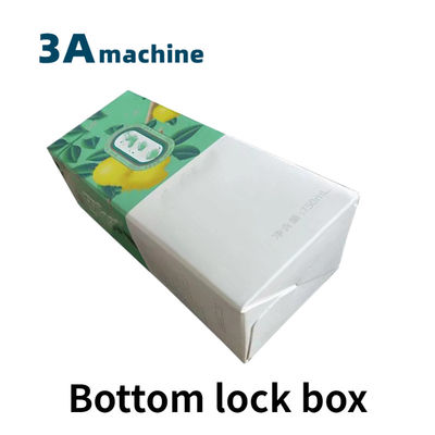 CQT900YG-2 Pre-Folded Bottom Lock Take Away Food Box Making Machine for Small Boxes