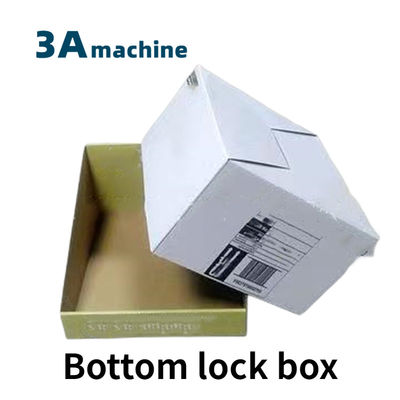 CQT900YG-2 Pre-Folded Bottom Lock Take Away Food Box Making Machine for Small Boxes