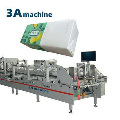Pre-folded Bottom Lock Box Pasting Machine Printing Shops 2200 KG Jori Box Folder Gluer
