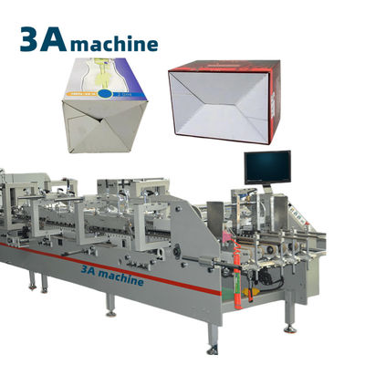 CQT 900YG-2 Pre-folded Bottom Lock Box Making Folder Gluer Machine for Food Packaging