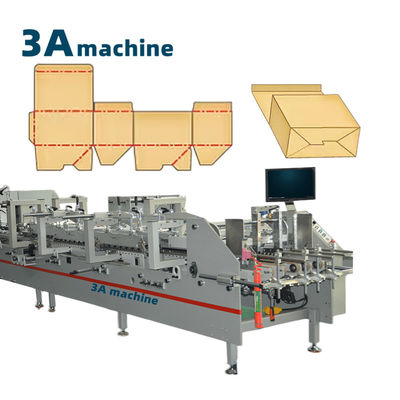 380V3P CQT 900YG-2 Pre-folded Bottom Lock Automatic Box Making Folder Gluer Machine