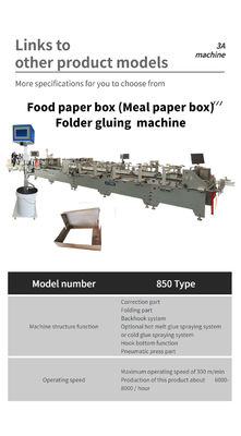 Condition CQT 900YG-2 Mini Folder Gluer for Bottom Lock Gluing of Box Expanded Boxes