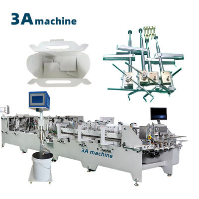 CQT 900YG-2 Bottom Lock Corrugated Box Manufacturing Machine Folder Gluer Parts Paper Pasting Machine 2800 KG