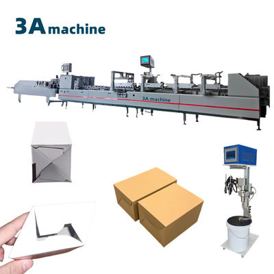 CQT 650JYG Pre-Folded Crash Lock Bottom Box Semi Automatic Folder Gluer for Cold Glue