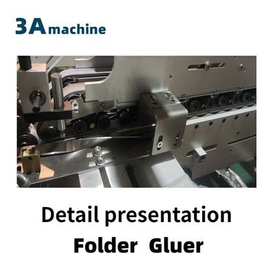 Max liner speed 300 Meter/Minute 380V3P CQT 650JYG Crash Lock Bottom Box Folder-Gluer